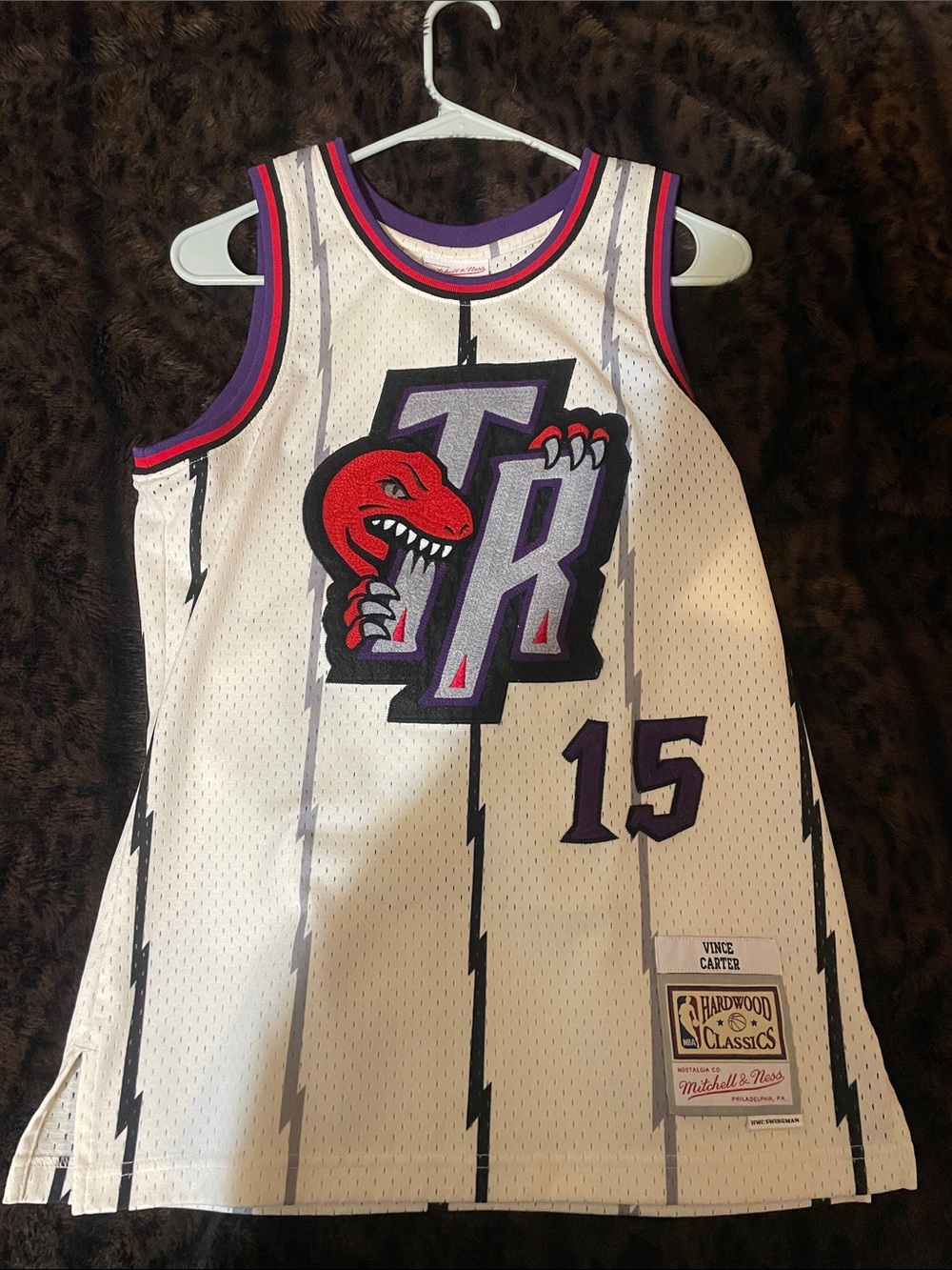 Vince Carter Toronto Raptors white jersey